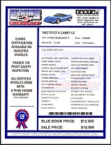 AutoPlus Window Sticker